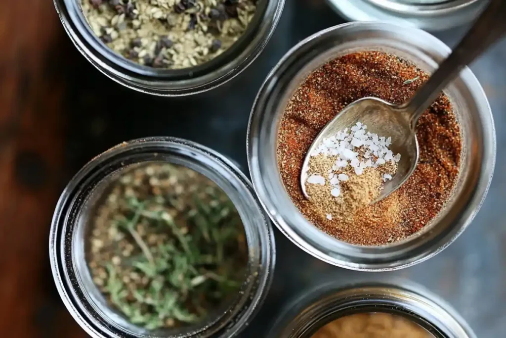 Types of seasoning blends like Cajun, Italian, Garam Masala